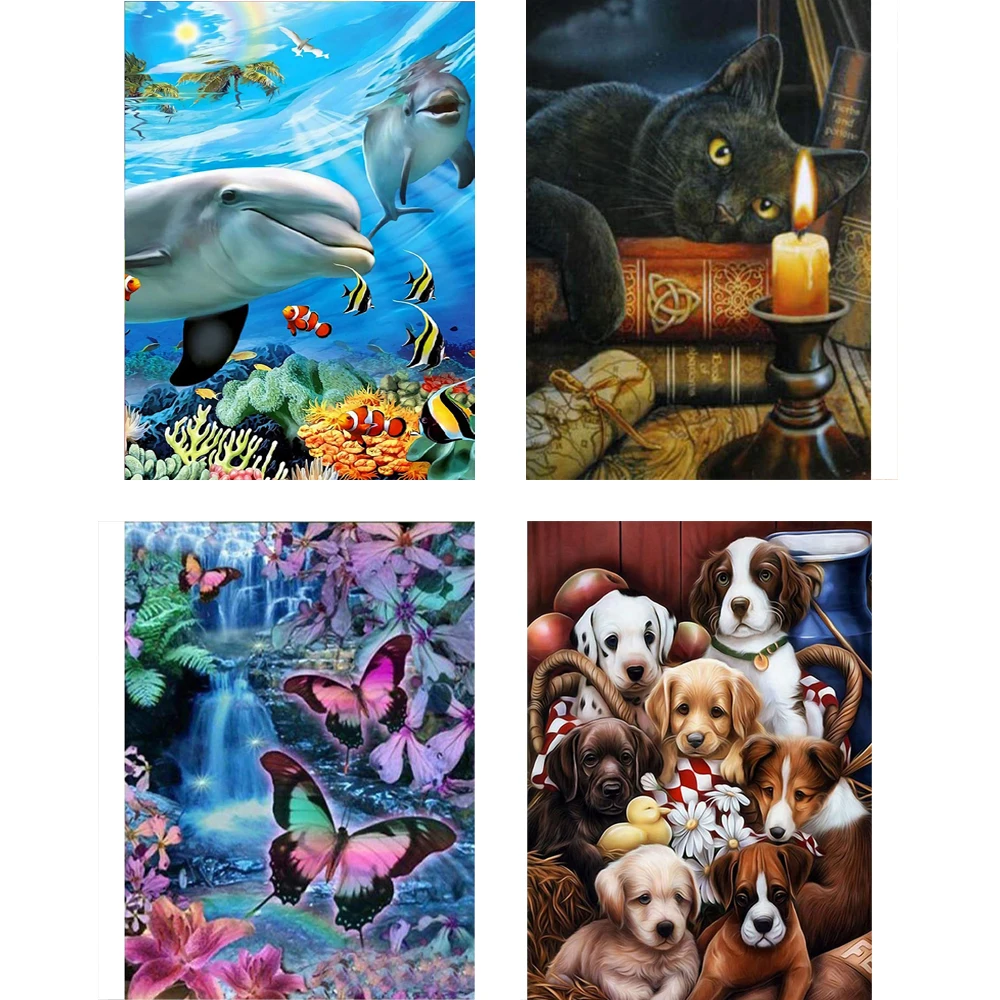 

5D Diamond Painting Kit Applique Diamond Embroidery Full Diamond DIY Diamond Art Cross Stitch Digital Painting Home Wall Decor