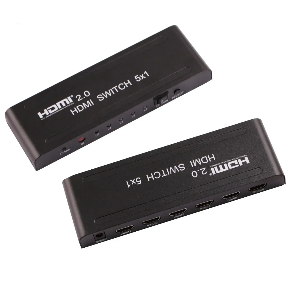 Переключатель HDMI 2.0 5x1 HDMI-переключатель аудио-видео конвертер 4K 60 Гц 1080P 5 в 1 выход
