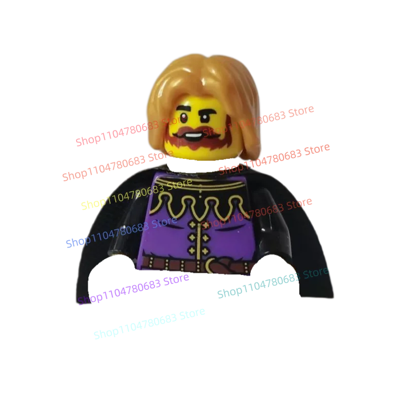 Фото Новые мини-фигурки MOC: Средневековые жители паба, художники. Сборные коллекционные игрушки, украшения, праздничные подарки. №1
