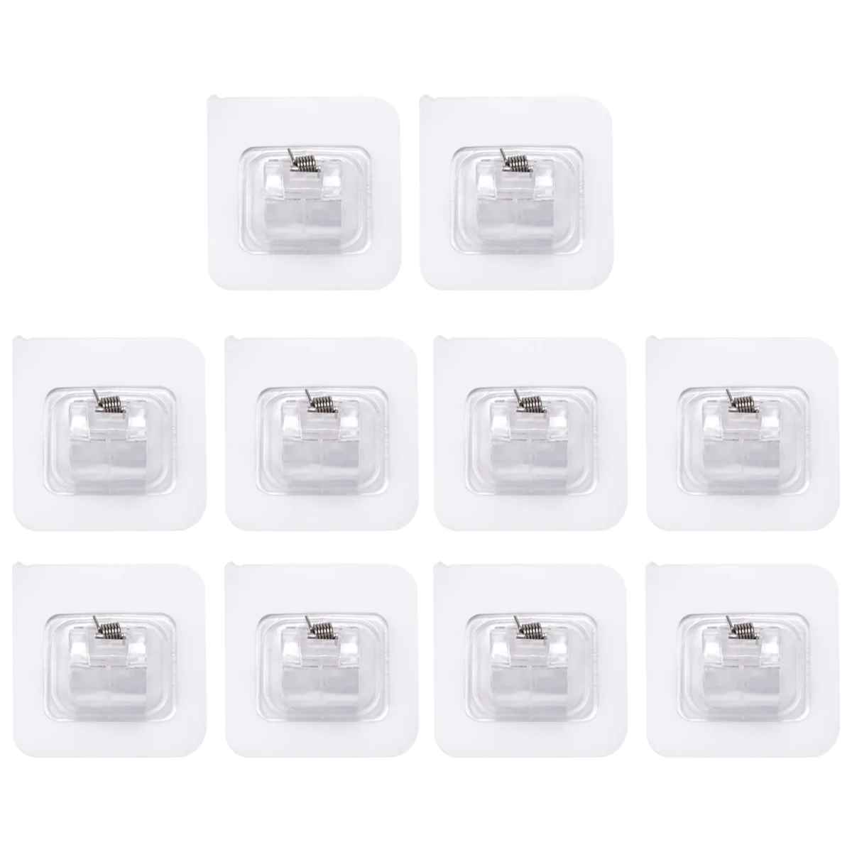 10 шт. самоклеящиеся держатели для карнизов без сверла кронштейны сверления