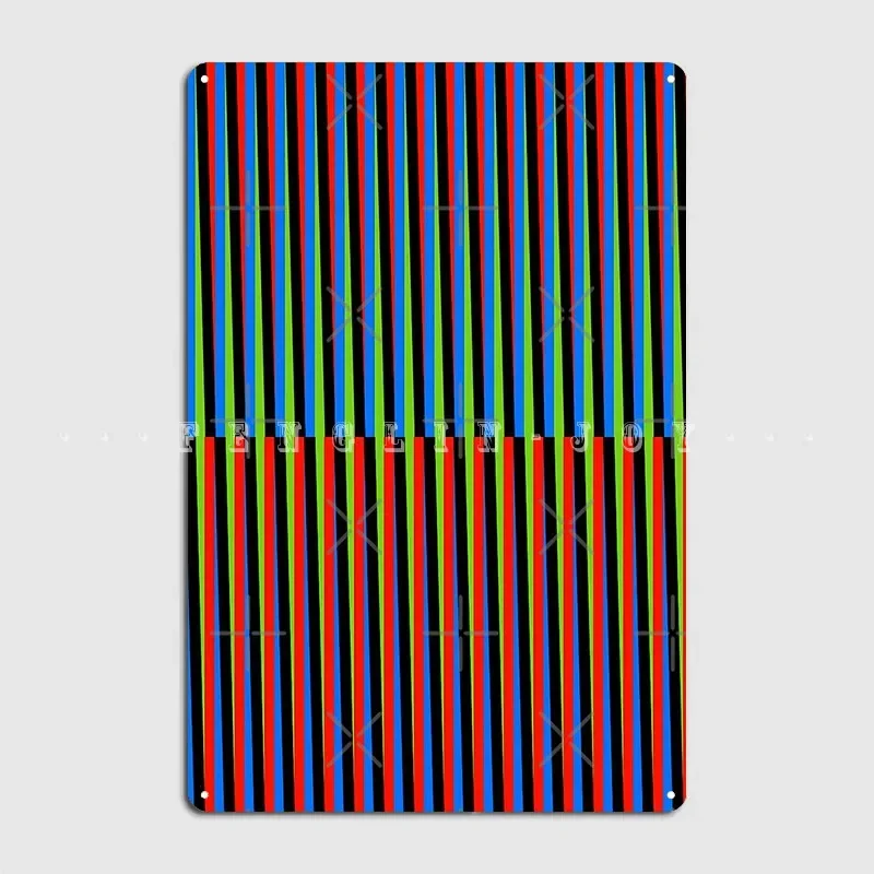 Maiquetía Venezuela Cruz Diez Металлическая вывеска Кино Гостиная Вечеринка