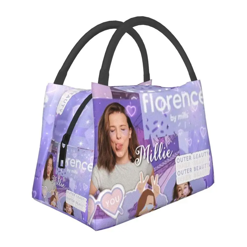 

Hand-held insulated refrigerated simple style lunch bag is convenient attractive, cute, suitable for four family friends picnics