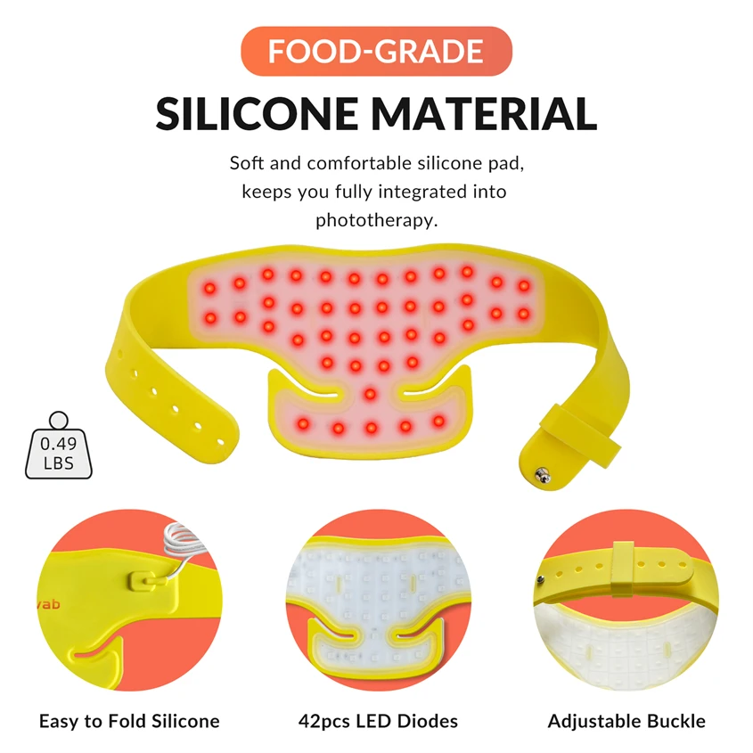 Обогреватель для шеи красная фототерапия небольшой красный фототерапевтический