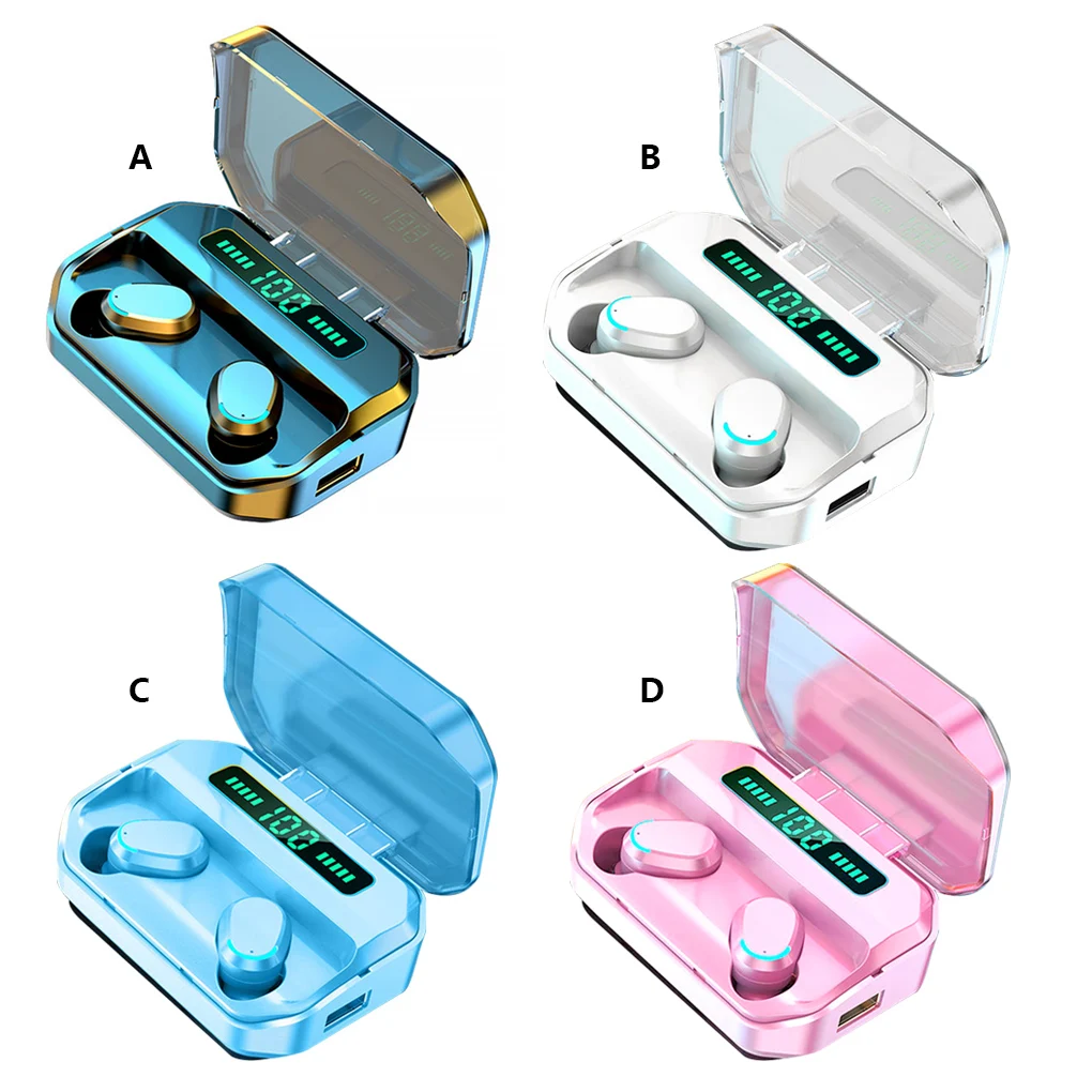 

Наушники-вкладыши Bluetooth-совместимый цифровой дисплей 8 мм 10 м наушники гарнитура