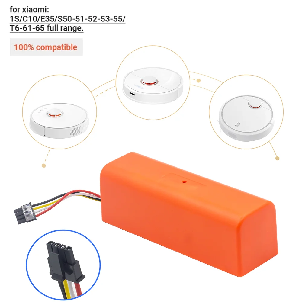 

Аккумулятор для робота-пылесоса Xiaomi Roborock S50 S51 S55, 14,4 В