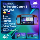 Автомагнитола TIEBRO 2DIN Android11 для Toyota Camry 5 2001-2006, GPS-навигация, стереоприемник, Авторадио, автомобильный мультимедийный плеер IGO
