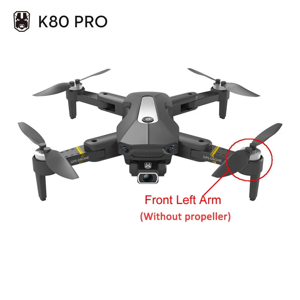 K80PRO GPS Дрон оригинальная запасная часть K80 PRO лезвие крыло моторчик с пропеллером рычаг с бесщеточным двигателем RC Квадрокоптер DIY аксессуар