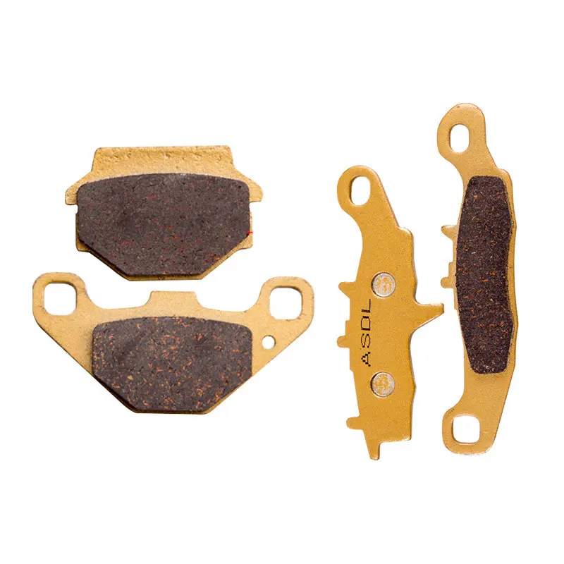 Motor Bike Front and Rear Brake Pads For Kawasaki KLX 250 H1 Super Sherpa 1998 #c