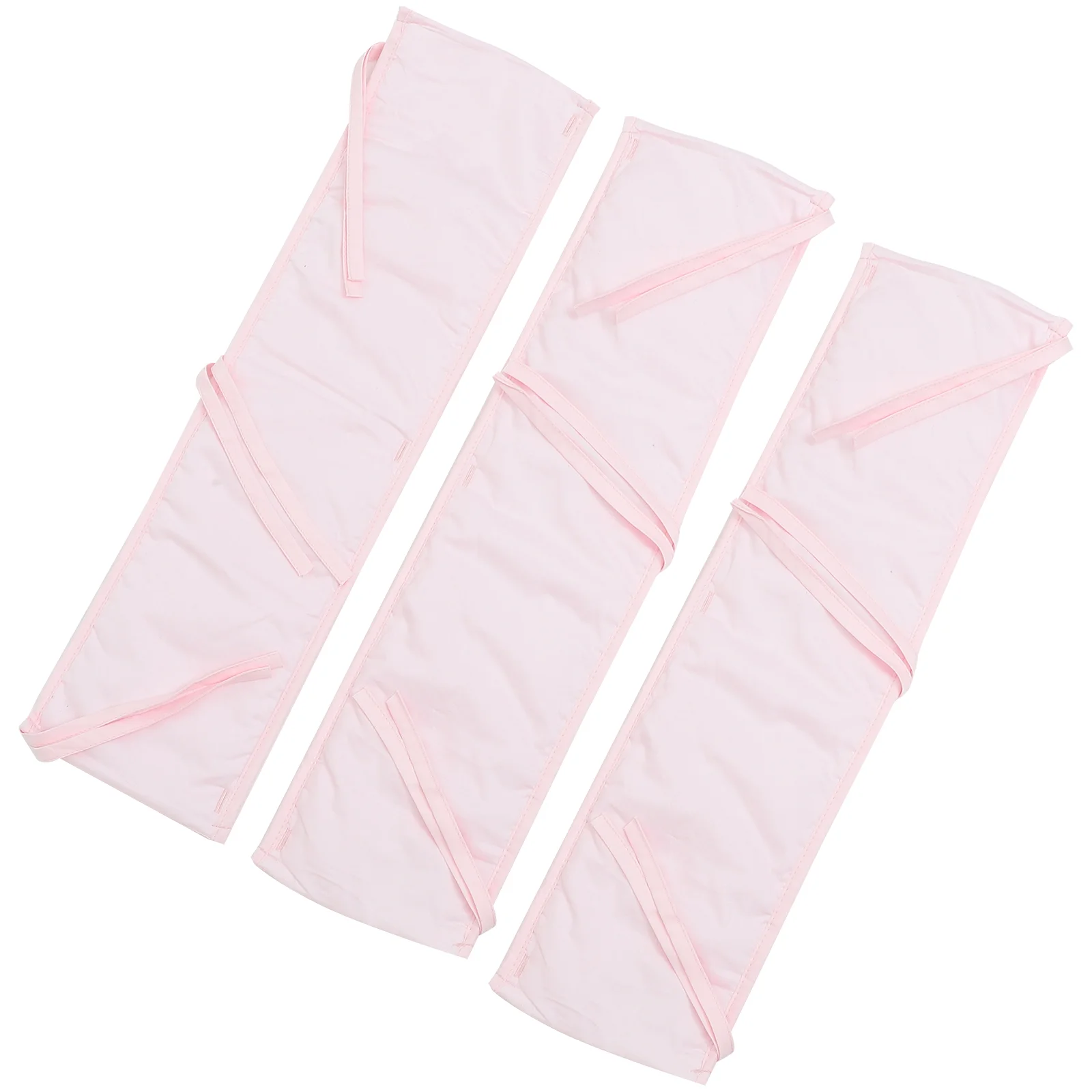 

3 Pcs Soft Crib Rail Covers Guard Baby Bed Cribsheet Anti-collision Infant Railing Protection Protective