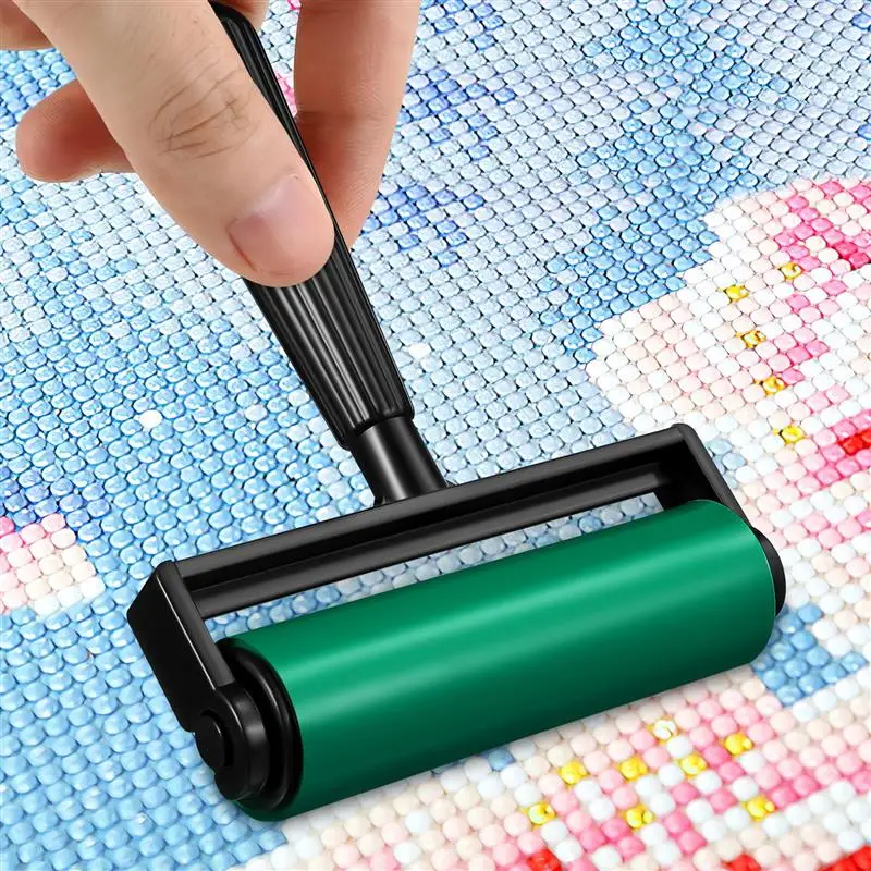 

10cm Printmaking Pro Gaff Tape Brayer Craft Projects Ink and Stamping Tools (Green)