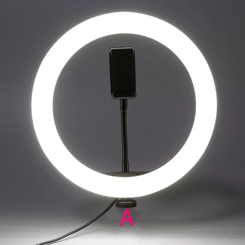 

Youtube Shooting Vlog Selfie Circular Photo Ring Light Led Photographic Video Camera Lamp Studio Lighting Phone Holder
