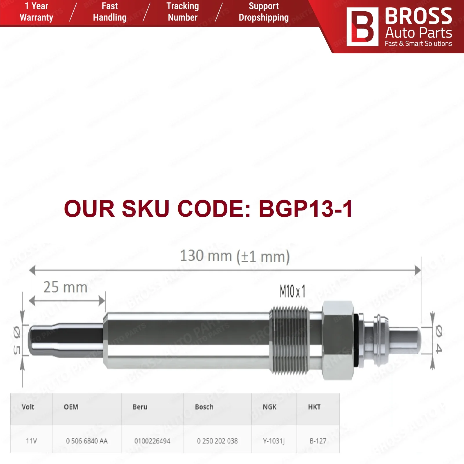 Bross автозапчасти BGP13 1 4 шт. нагреватель свечения вилки GX123 05066840AA GN055 для Chrysler Voyager Jeep
