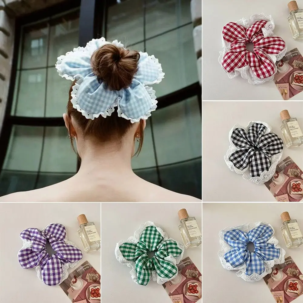 

Кружевная повязка на голову с объемными цветами, эластичная лента с вырезами, аксессуары для волос для женщин