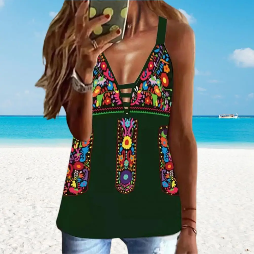 

Summer Wearing Casual Sleeveless Suspenders Vest Sexy Women Vest V Neck Women Clothes