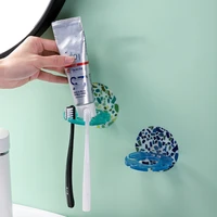 1pcs plastic toothbrush holder toothpaste storage rack bathroom organizer accessories tools shaver tooth brush dispenser