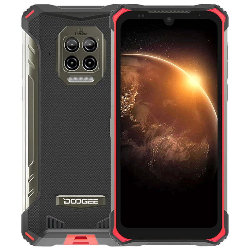 

DOOGEE S86 Rugged Smart Phone 6.1" 6GB RAM 128GB ROM Helio P60 Octa Core Android 10.0 8500mAh 16.0MP IP68/IP69K Mobile Phone