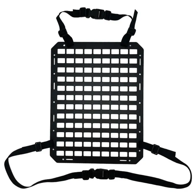

Car Seat Storage Organizer | Rigid Molle Panel with Molle Panel Accessories | Universal Back Seat Organizers for Most Vehicles f