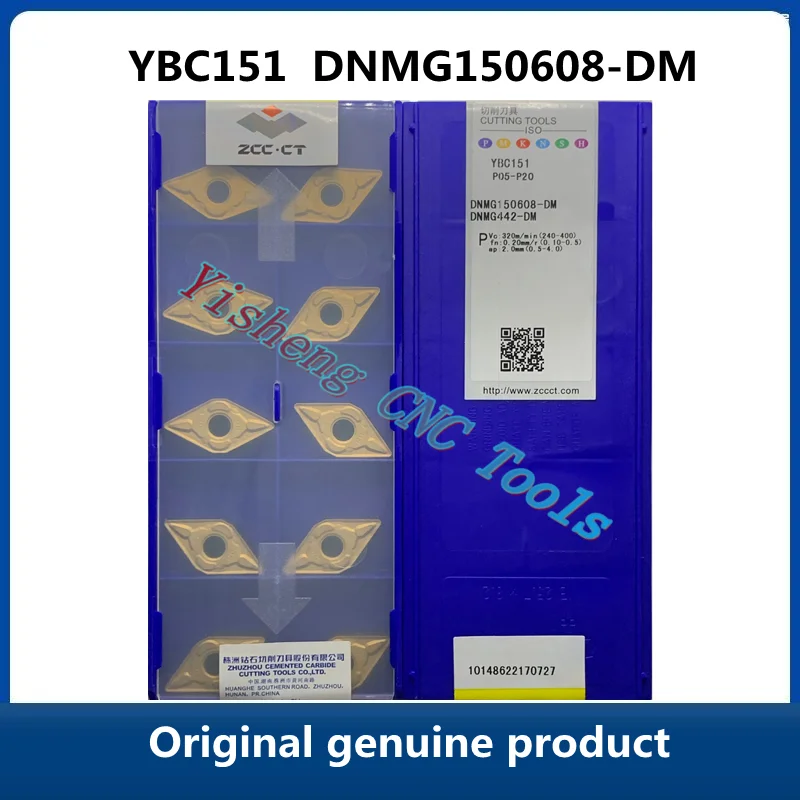 

Original genuine product ZCC CT YBC151 YBC251 DNMG150608-DM YBC152 YBC252 DNMG 150608 CNC Turning Tool Lathe Cutter Tools