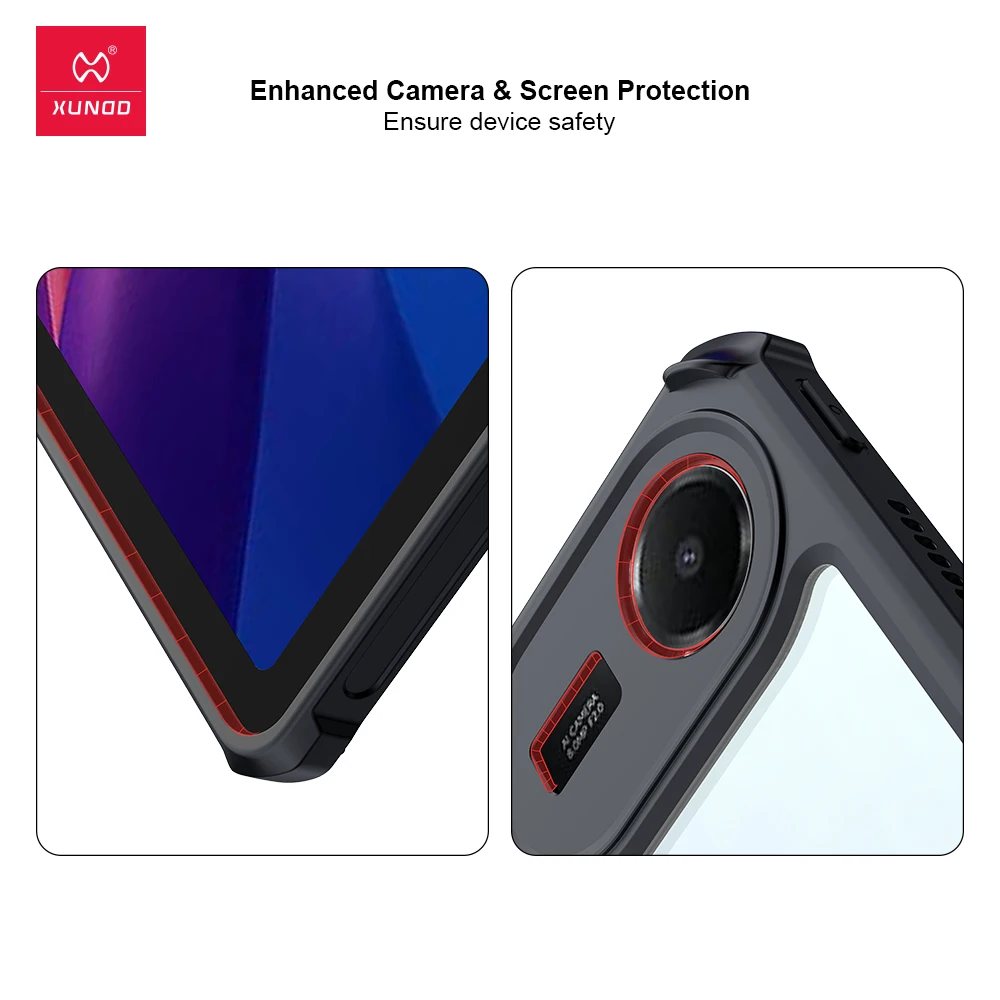 Фото Xundd для Xiaomi Redmi Pad 2 5G/4G 11 дюймов чехол для планшета подушка безопасности противоударный корпус с невидимым магнитным кронштейном-держателем чехол №3