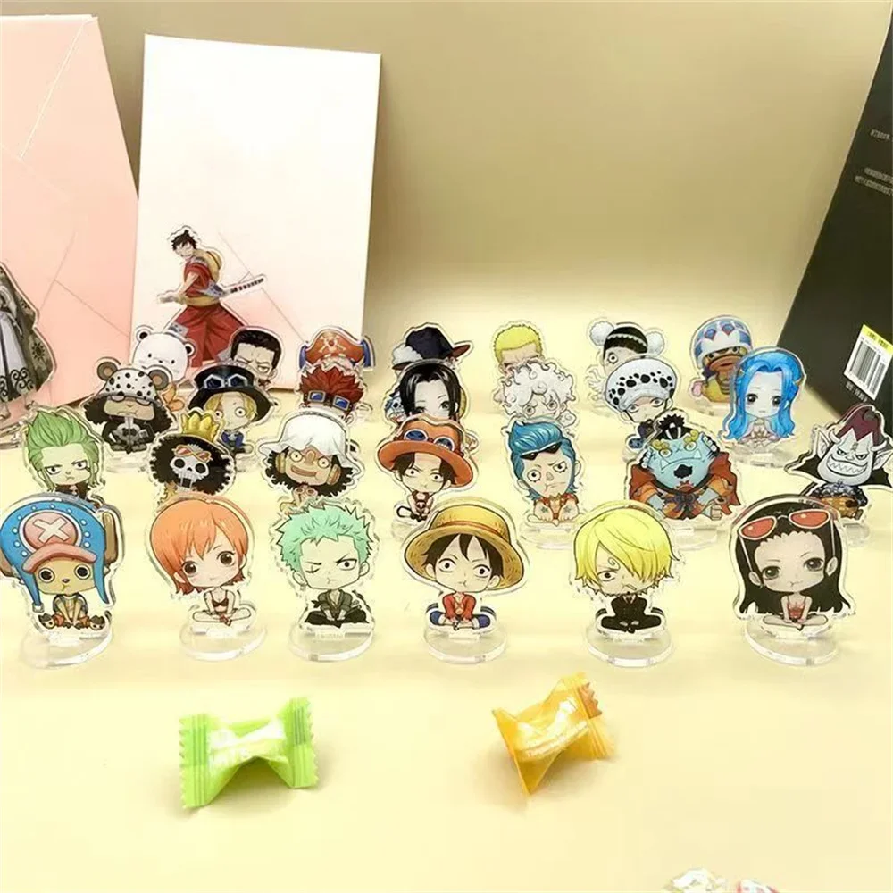 

Новая японская аниме модель, 27 шт./партия, акриловая стоячая статуя с двусторонними украшениями, игрушка, подарок для студента