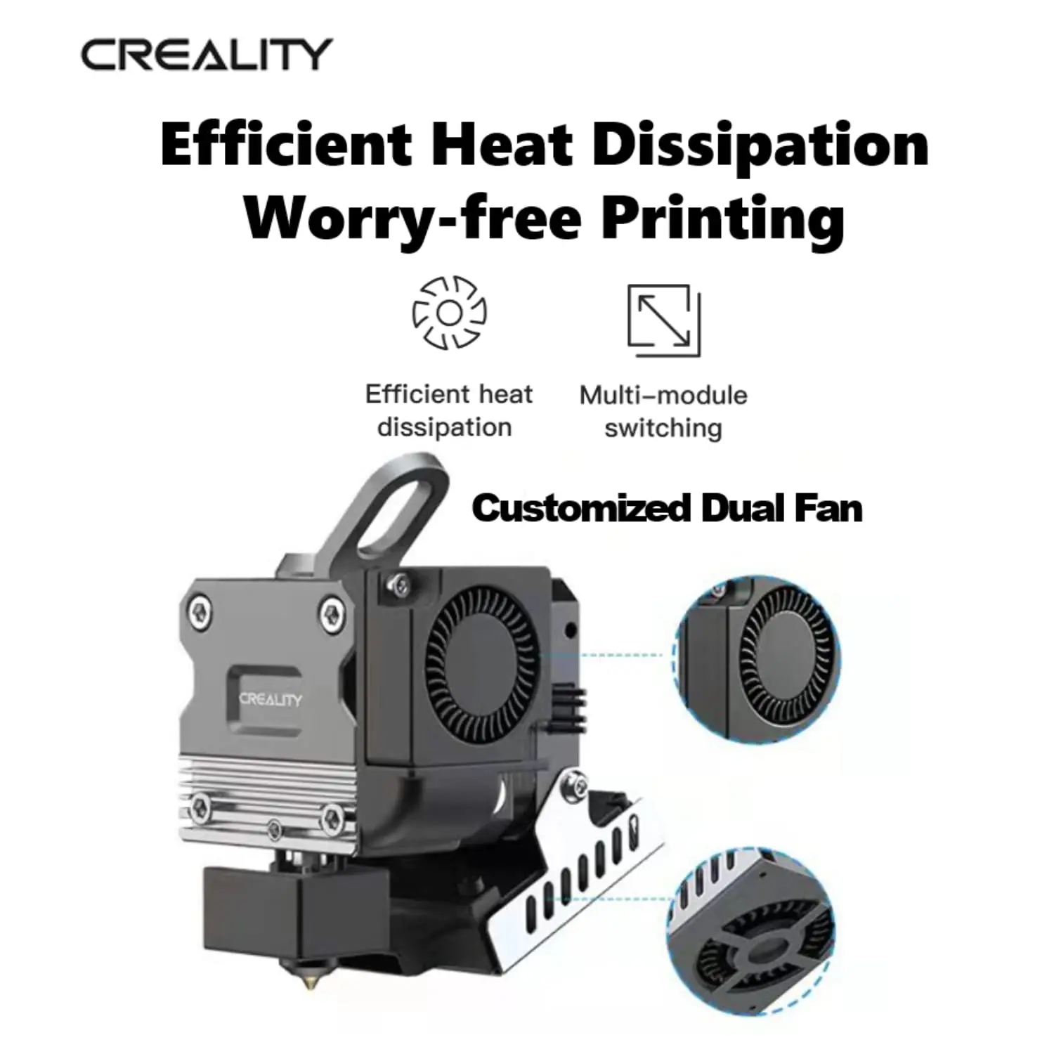 Деталь для 3D-принтера Creality Sprite Extruder Pro цельнометаллическая двойная передача Ender 3 /