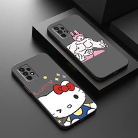 hello kitty takara tomy phone case for samsung galaxy a32 4g 5g a51 4g 5g a71 4g 5g a72 4g 5g coque carcasa black