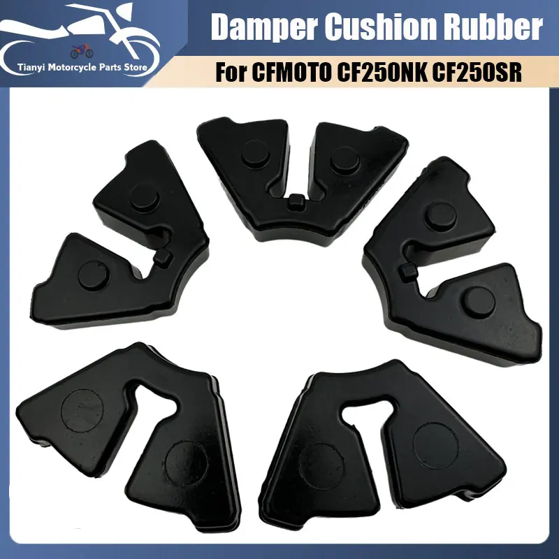 

Резиновая подушка демпфера колеса мотоцикла для CFMOTO CF250NK CF250SR 6KM0-110004, задняя ступица, демпфер звездочки, буферный блок