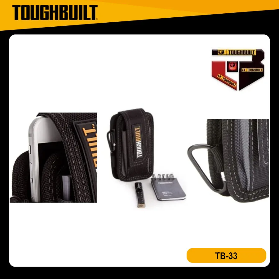 Фото Сумка для инструментов ToughBuilt TB-33, прочная, многофункциональная, с отделением для мобильного телефона, устойчива к износу. №1