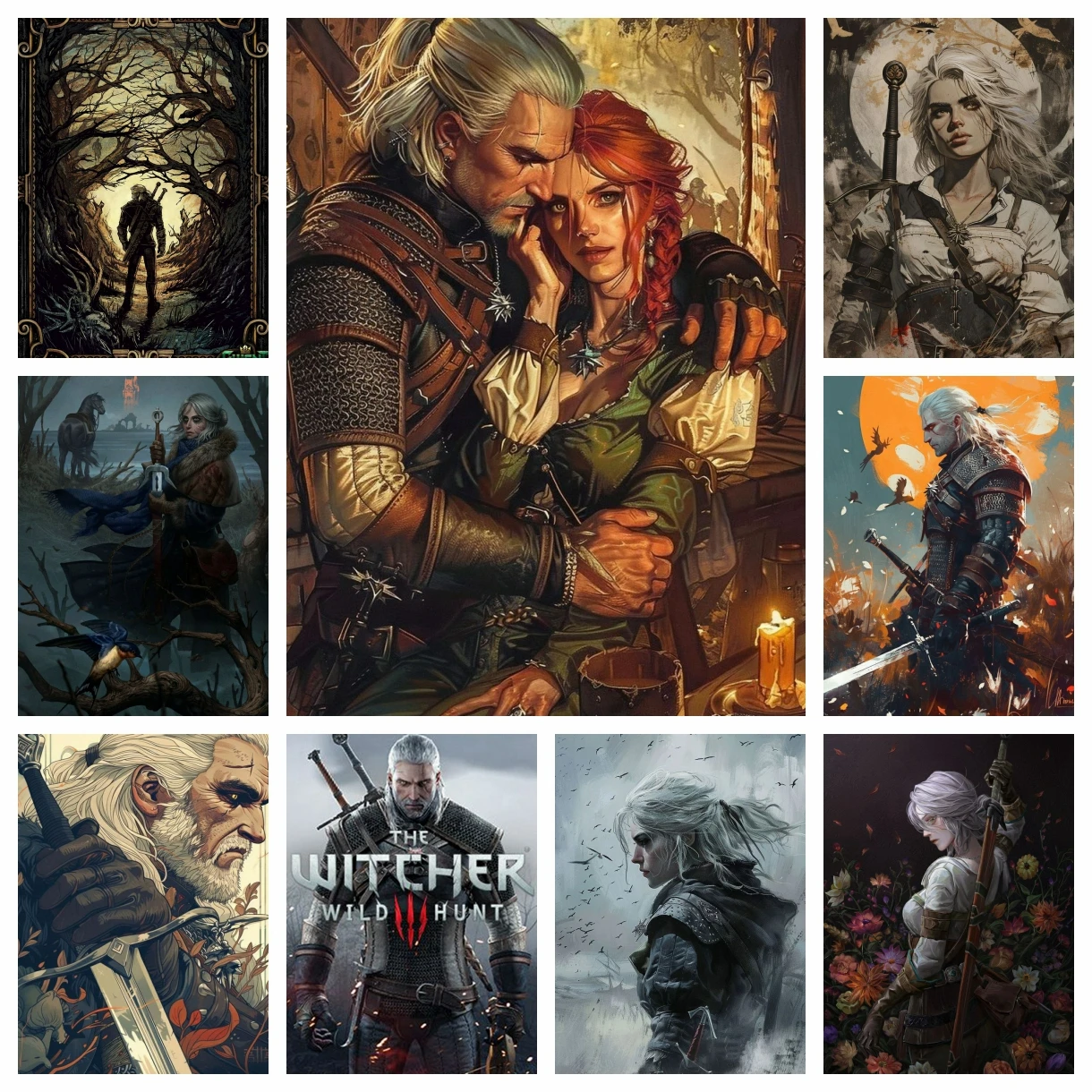 Набор для алмазной живописи барант ривии картина крестиком Генри кавилл 5d