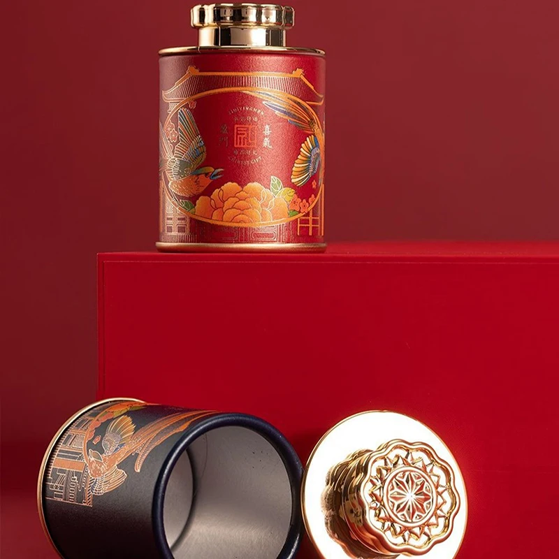 Мини-контейнер для чая в китайском стиле с крышкой конфеты ретро пустые банки