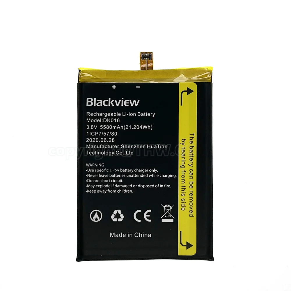 100% оригинальная замена DK016 5580 мАч аккумулятор для телефона Blackview BV6900 3 8 В 21 204 Втч