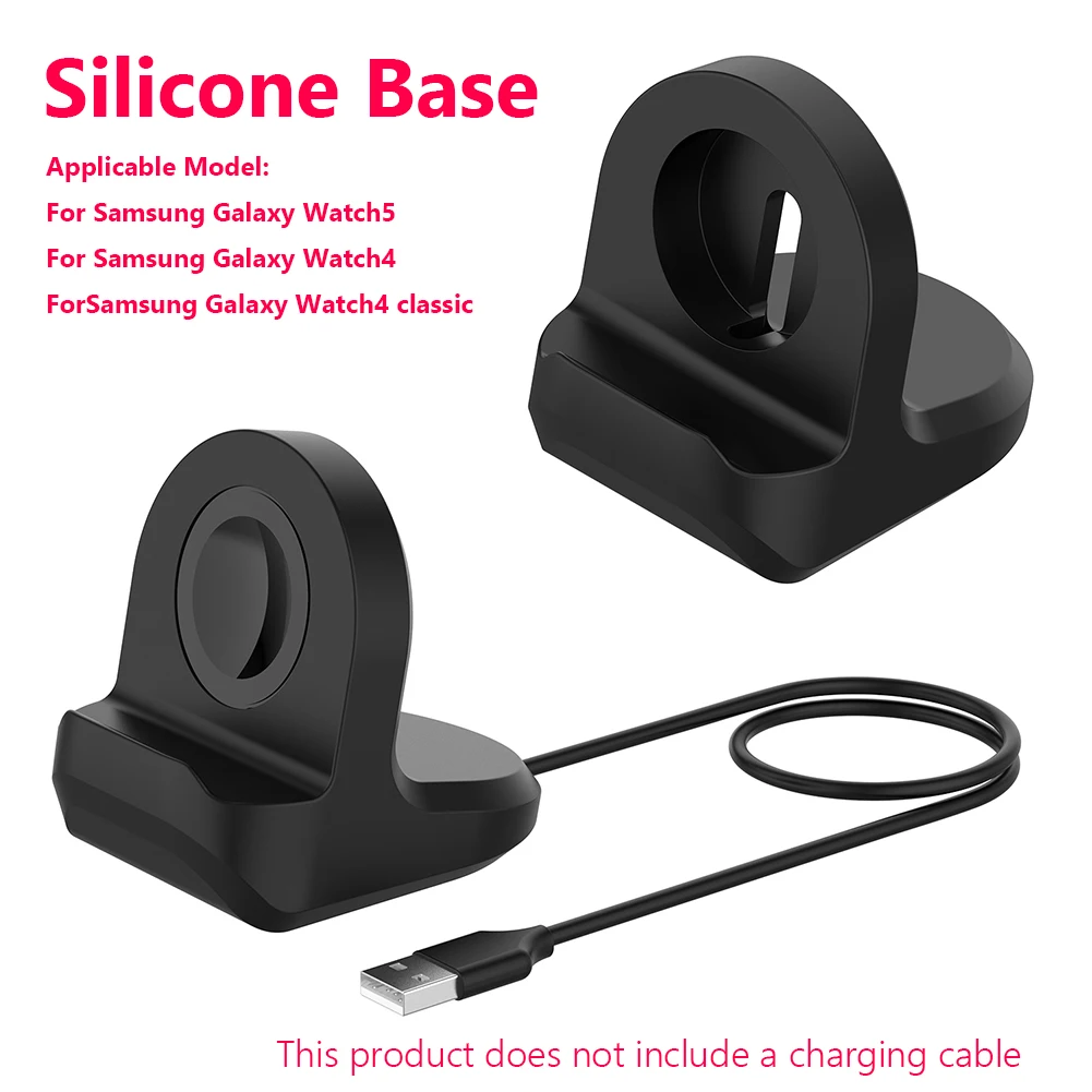 

Portable Charging Rack Wireless Base Universal Charging Stand Holder for Samsung Galaxy Watch5/4/4 Classic Active 2 Accessories