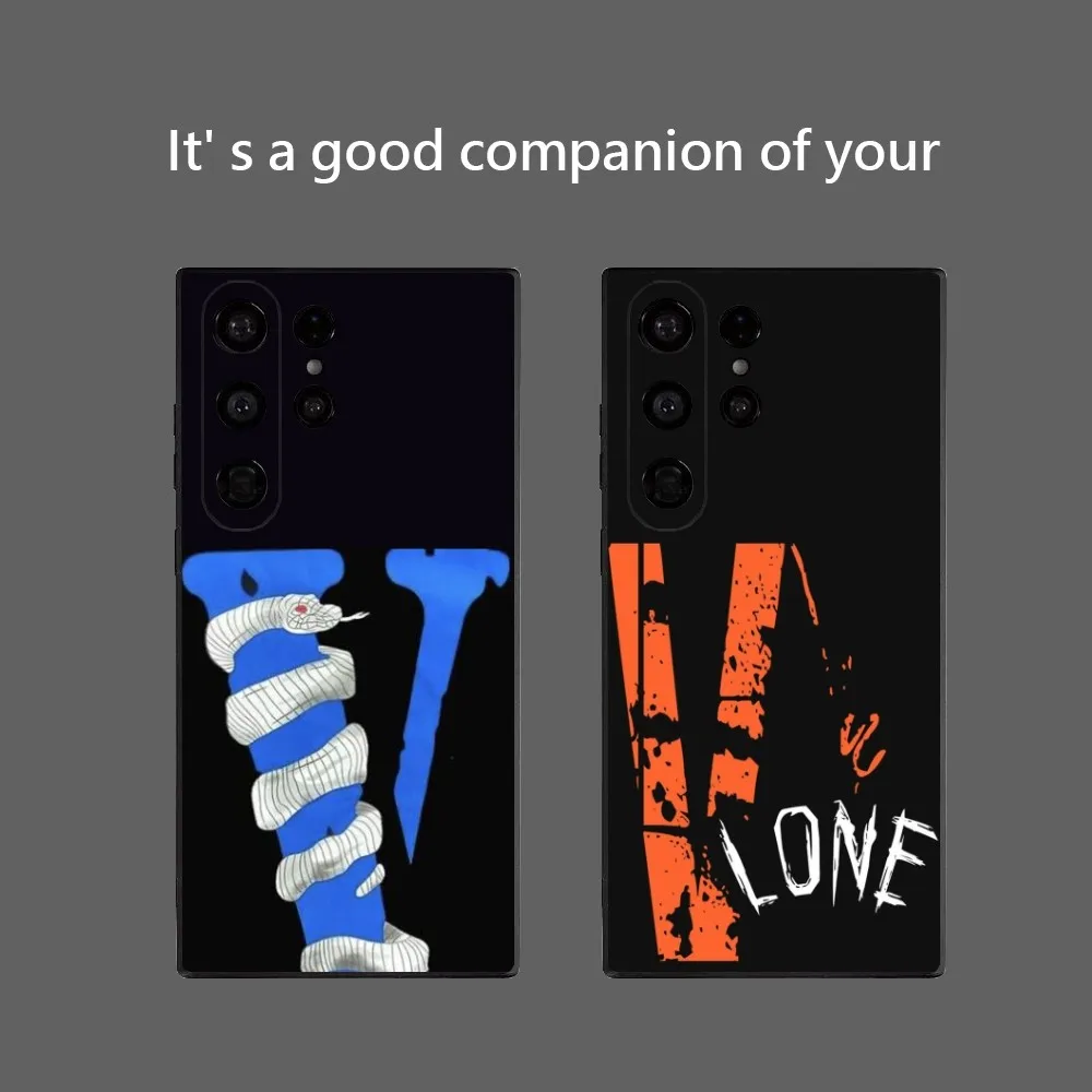 Модный дизайн V-Vlone чехол для телефона Samsung Galaxy S25 Ultra S22 S23 S24 S21 S20 5G Защитный мягкий