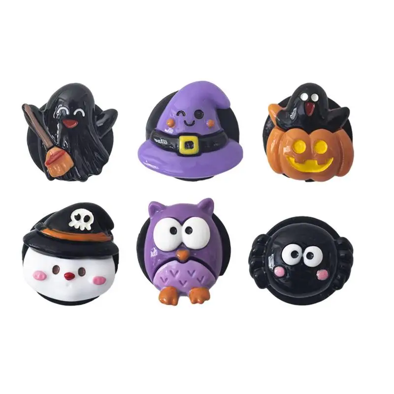 

Halloween Car Air Vent Clips Pumpkin Ghost Bat Owl Air Vent Clips Auto Air Vent Fragrance Cartoon Solid Perfume halloween clip