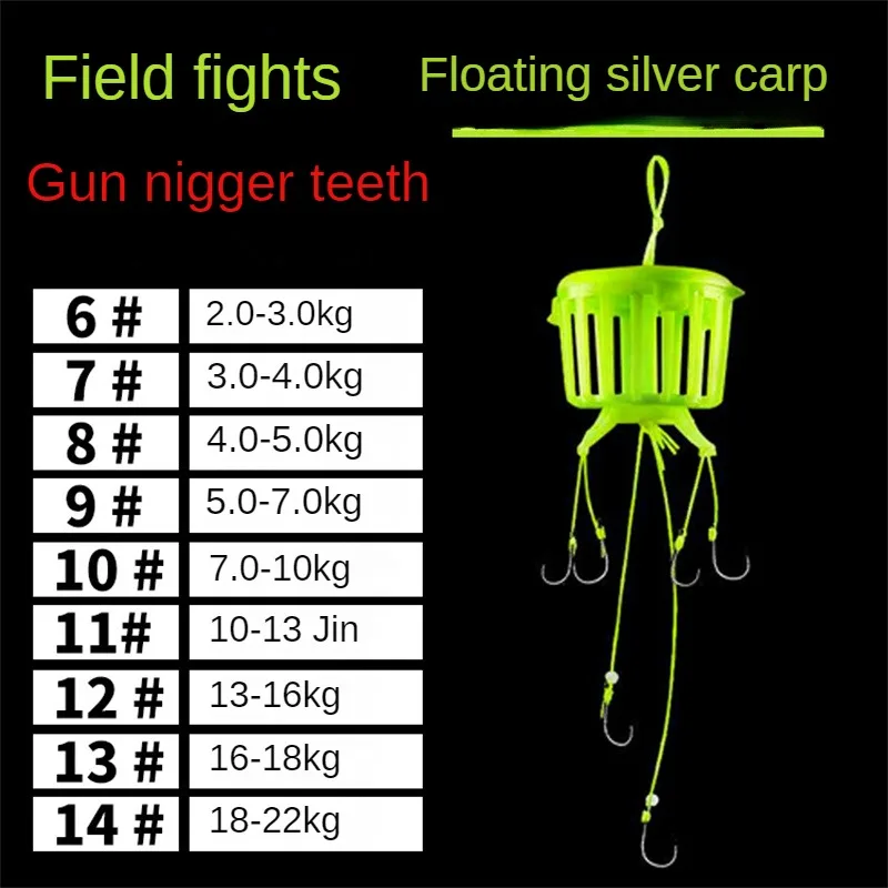

Fishhook Fishing Gear And Use Multi-purpose Rod Hooks And Design According To Fishing Habit Wire Group Set Flip Hook