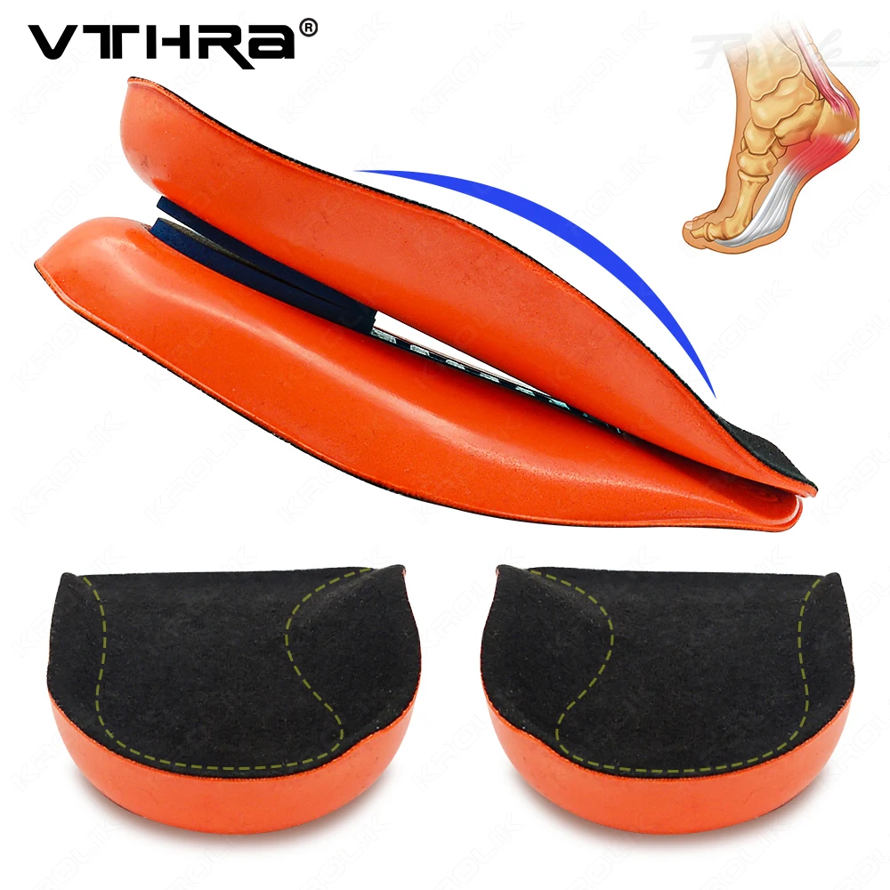 

VTHRA High Elastic Height Increase Insoles for Men Women Shoe Pad Flat Feet Arch Support Orthopedic Sneakers Heel Lift Shoe Pads