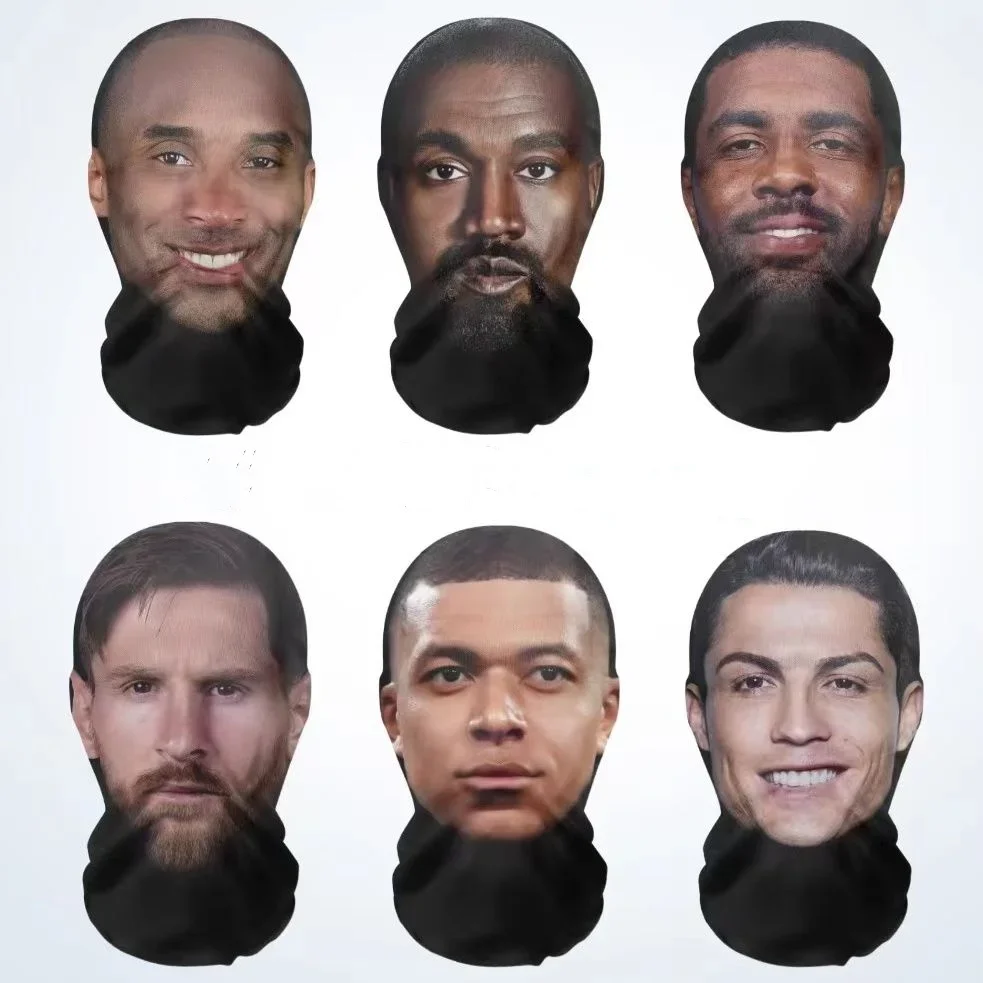 Маска для лица Kanye с 3D принтом практичная забавная маска знаменитостей