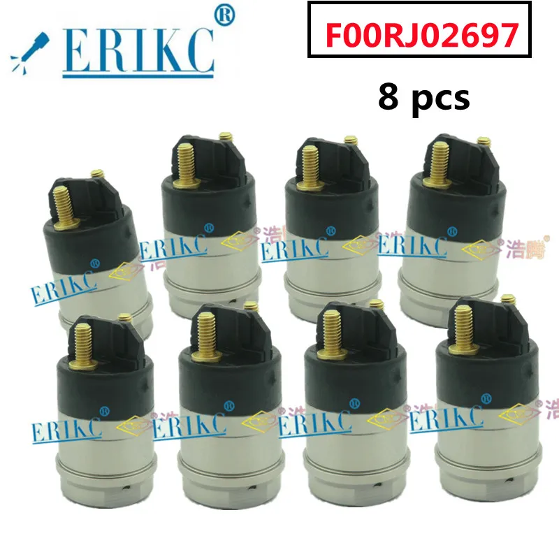 

ERIKC F00RJ02697 F 00R J00 355 соленоид топливного инжектора для 0445120003 0445120094 0445120004 0445120097 0445120006 0445120103