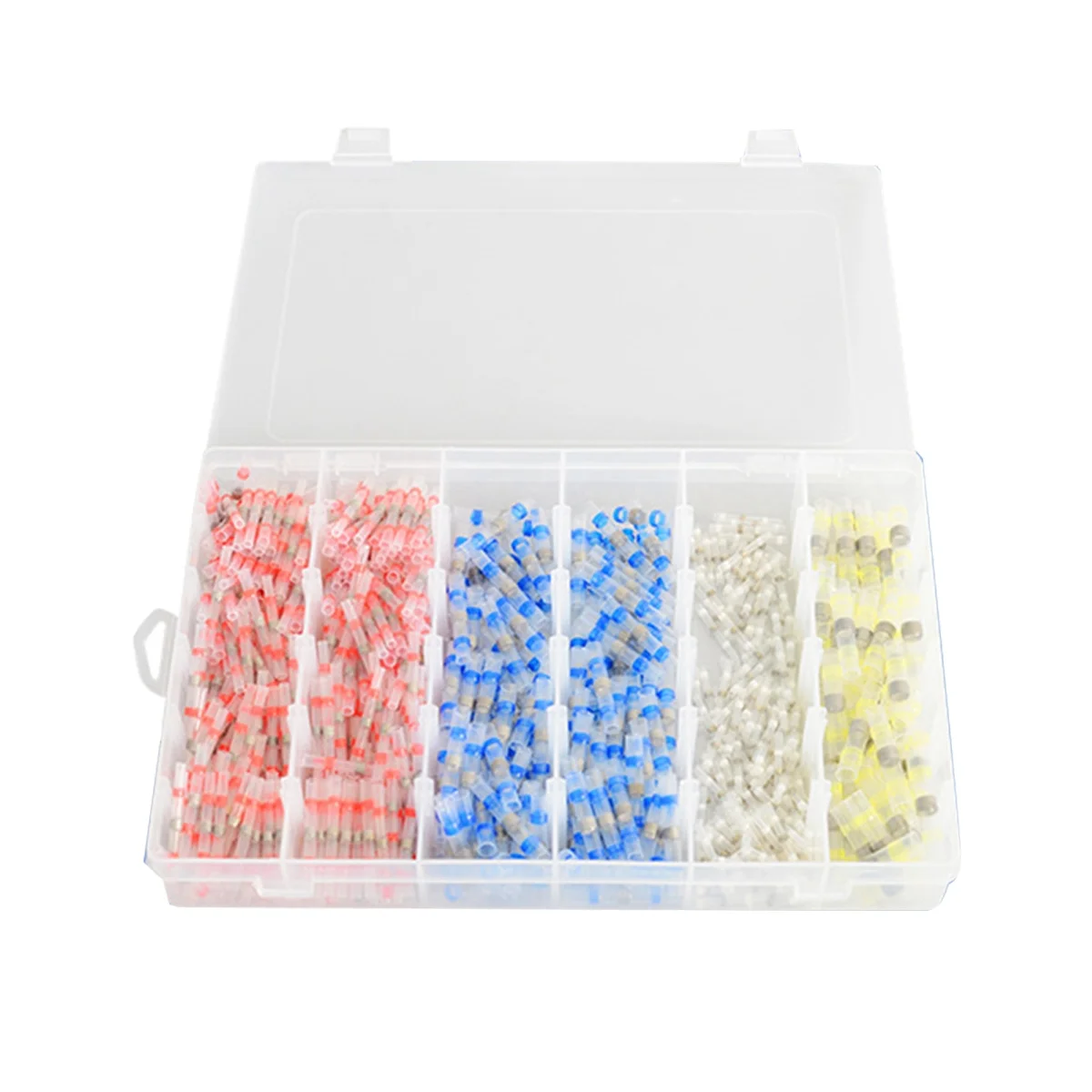 

800PCS Heat Shrinkable Solder Ring Terminal Waterproof Solder Ring Heat Shrinkable Terminal Combination