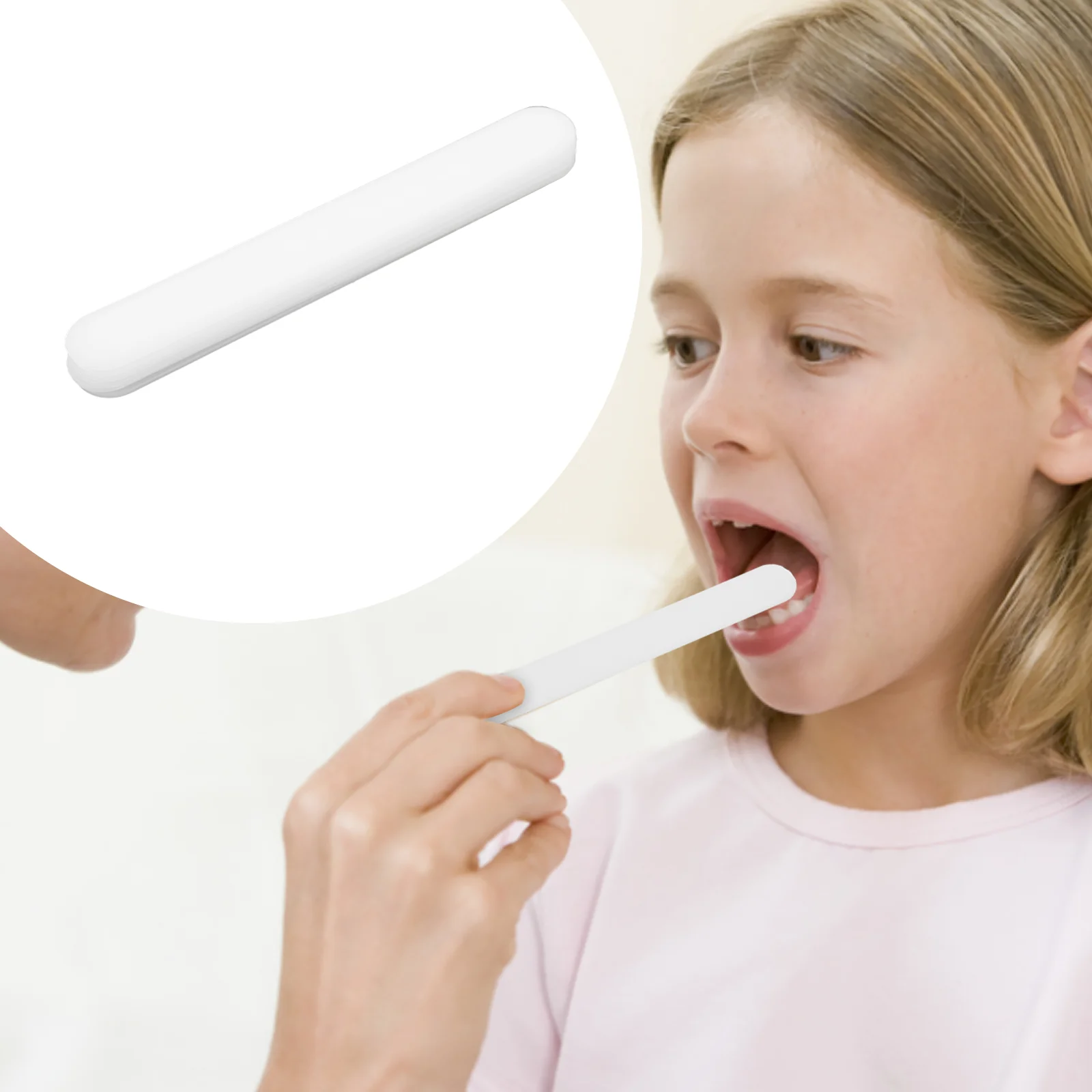 

25 Pcs Resin Stir Sticks Spatula Dental Tongue Depressors Plastic Diagnostic Scraper Stirring White Clinic