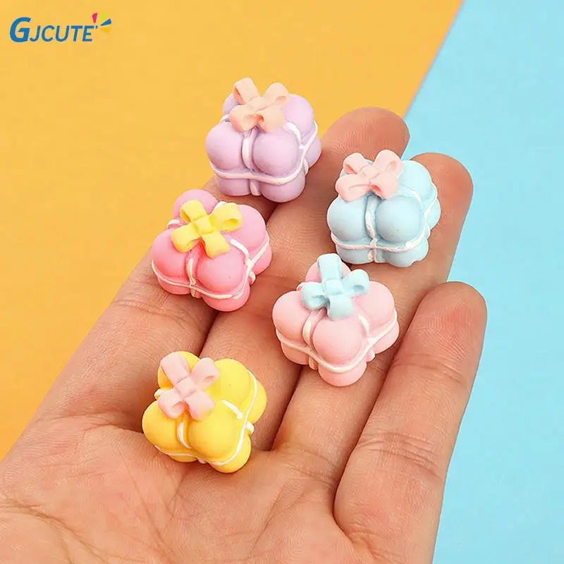 

5 шт. миниатюрные подарочные коробки для кукольного домика в масштабе 1/12 Рождественская Подарочная коробка для ролевых игр Миниатюрный Кукольный домик аксессуары для украшения мебели