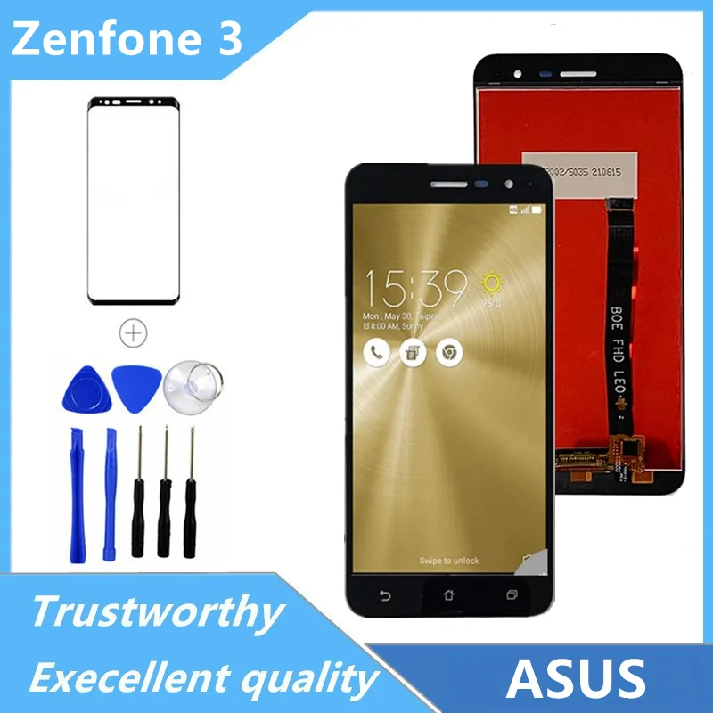 Оригинальный ЖК-дисплей ZA520KL для Asus Zenfone 3 ZE520kL LCD Z017DB, Z017D, Z017DA, Z017DC дисплей сенсорный экран дигитайзер Замена