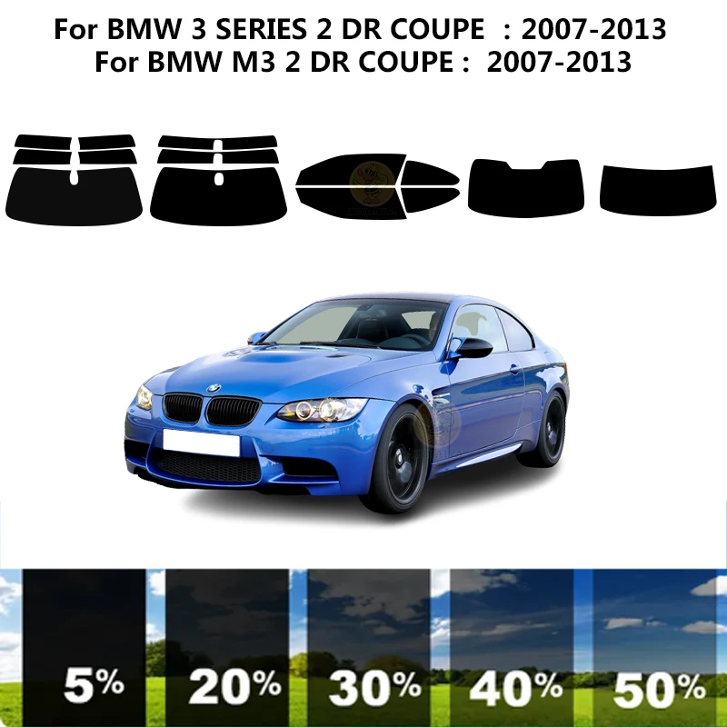 

Precut nanoceramics car UV Window Tint Kit Automotive Window Film For BMW 3 SERIES 2 DR COUPE 2007-2013
