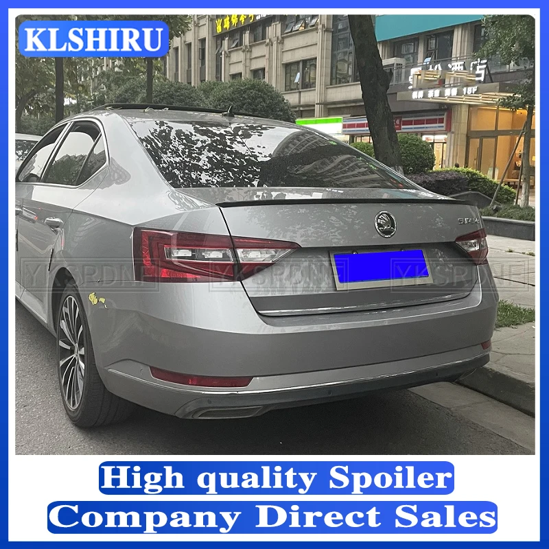 

Автомобильные аксессуары для Skoda Superb 2015- 2019, неокрашенный праймер из АБС-пластика, цветной задний багажник, губа, крыло, задний спойлер, украш...