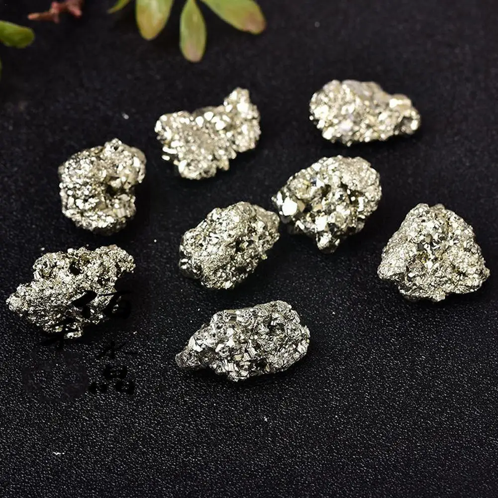 

1pcs Natural Pyrite Irregular Ore Mineral Crystal Quartz Specimen Stone Rough Pyrite Ornaments 40g Aquarium Teaching Decora D5B5