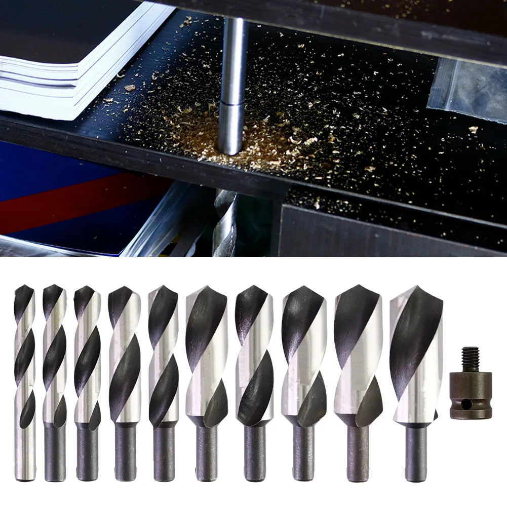 

1pc Woodworking Tools Drill Bits 14mm Shank 14-35mm With Adapter Carbon Steel Drill Bit Drill For Electric Wrench