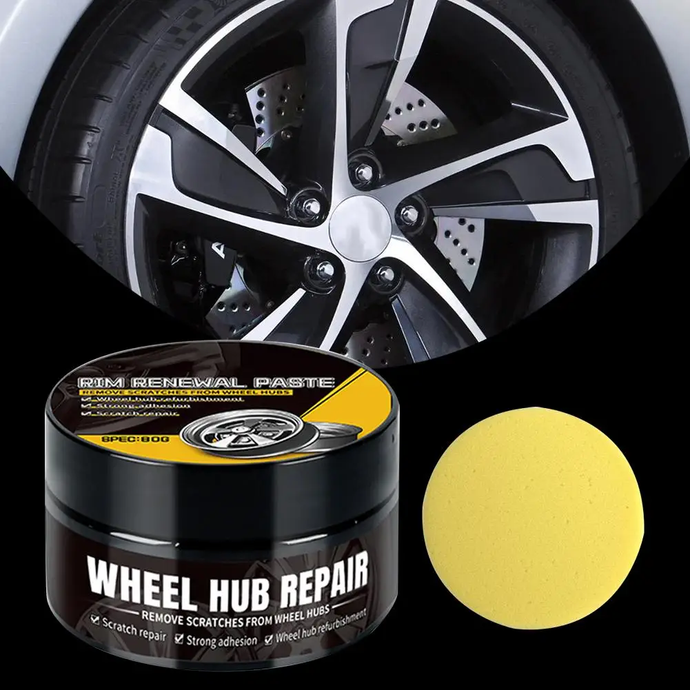 

1 шт., паста для ремонта царапин на обод автомобиля, паста для краски шин, черный, алюминий, белый и ремонтный скретч на ободе из серебряного сплава - K2G3
