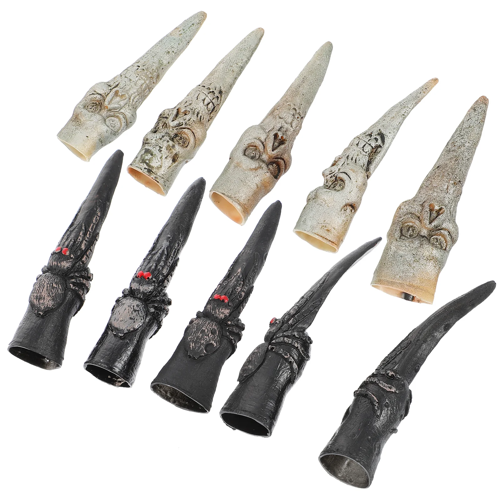 

10 шт., декоративные накладные ногти на Хэллоуин