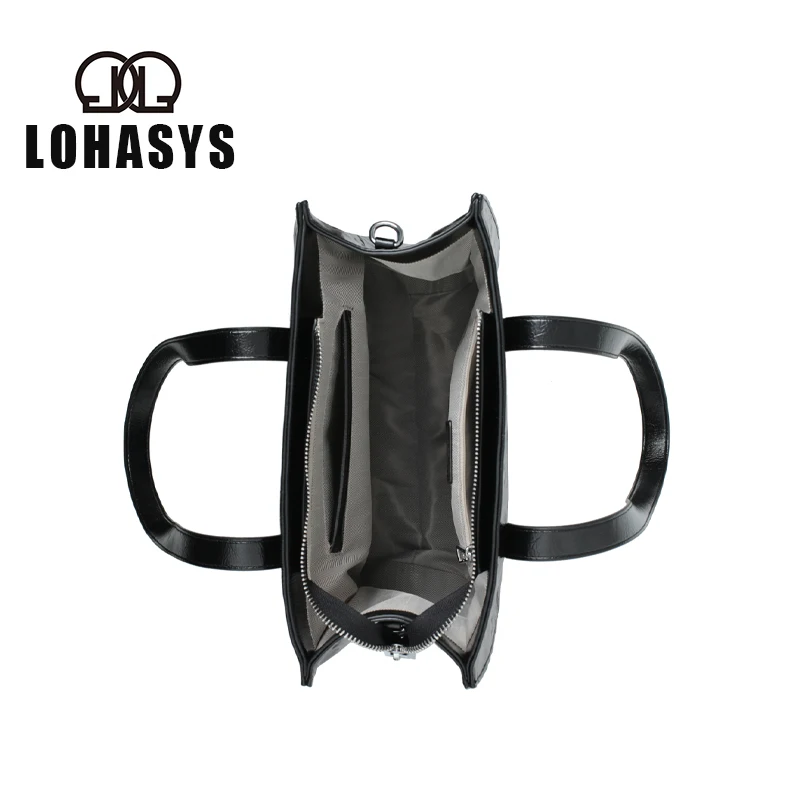 Designer Luxury Handbag Large-Capacity Tote Handbag Brand Trend Shoulder Handbag 2023 New LOHASYS Genuine Tote Handbag