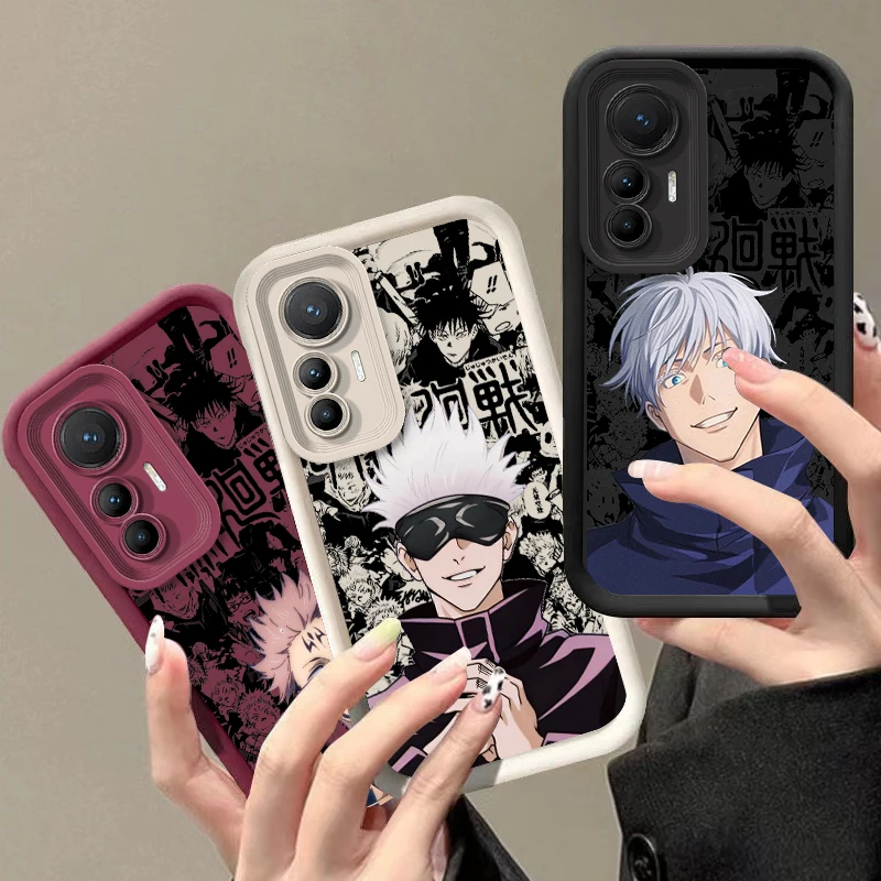 Мультяшные комиксы juютсу Kaisen для Xiao POCO 12T 11 F2 F3GT F4 F5 X X4 X5 M3 14 Pro GT 4G фотовспышка